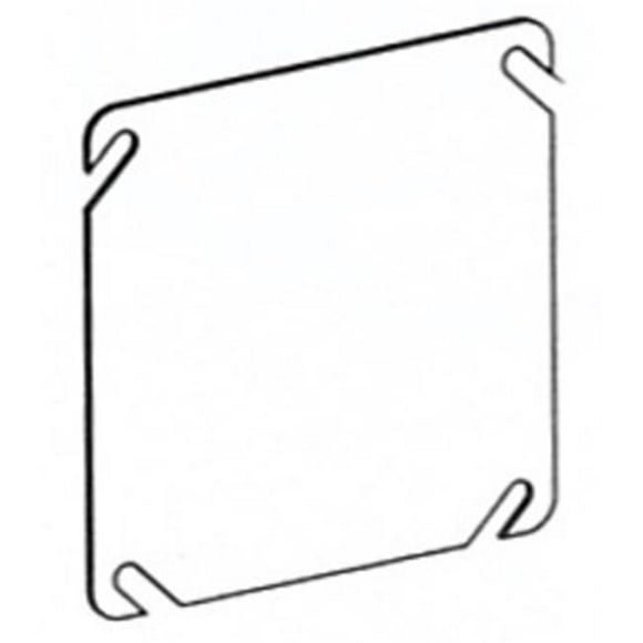 4 in. Steel Square Box Cover