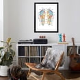 thumbnail image 4 of Art.com Reflexology Foot Map, Artwork Photographic Print by Peter Gardiner, Black Frame Wall Art, 32" x 40", 4 of 5
