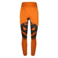 thumbnail image 3 of DDAPJ pyju Halloween Pumpkin Leggings for Women Novelty Holiday Tights Buttery Soft Workout Yoga Pants Lightweight Casual Milk Silk Legging Orange M, 3 of 4