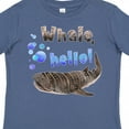thumbnail image 4 of Inktastic Whale, Hello Cute Whale Shark with Bubbles Boys or Girls Toddler T-Shirt, 4 of 5