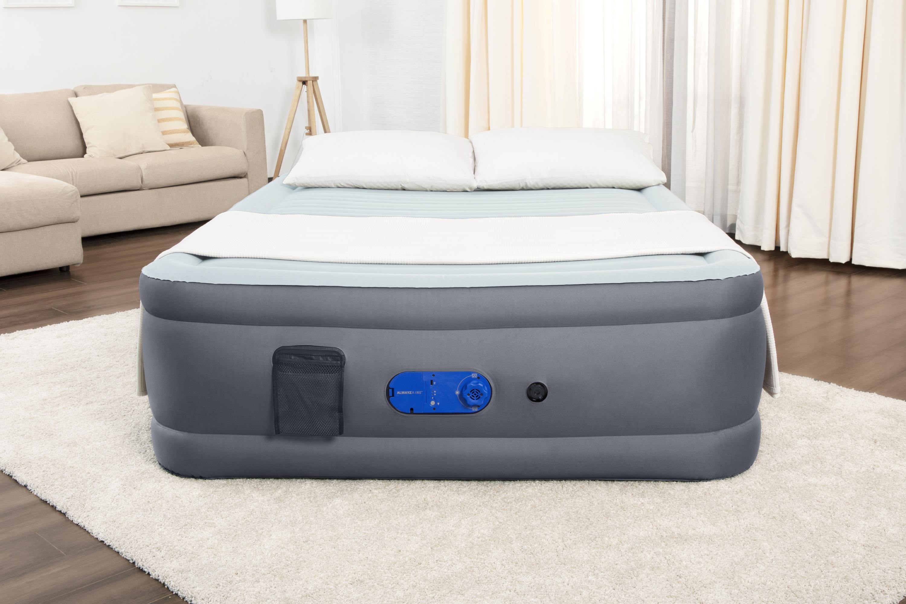 bestway air mattress queen with headboard