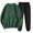 Green-04, variant on Perfectbot Women's 2-Piece Sweatsuit Set, Long Sleeve Pullover Top & Jogger Sweatpants, Oversized Tracksuit