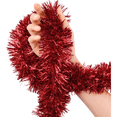 thumbnail image 5 of Christmas Tinsel Garland Holiday Home Display Wall Hanging Door Mantel Indoor Outdoor Winter Party Family Friends Seasonal Decoration, 78.7 inch 3-Piece A76, 5 of 5