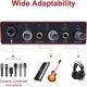 thumbnail image 2 of Interfaz de audio USB Y.D.F con preamplificador de micrófono de 24 bits, 2 of 9