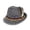 A1#-Grey, variant on German Oktoberfest Woven Feather Hat, Bavarian Stage Performance Dress Cap