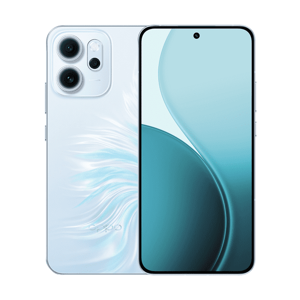 Celular Oppo Reno14 F 5G AI PHONE 12gb Ram 256gb Rom Ultra-thin Dual-drive Ai Cooling System Pantalla 6.57 120hz 6000mah Carga De 45w Ip69 Nfc Azul