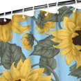 thumbnail image 3 of Waterproof Cute Sunflower Colorful Shower Curtain 72x72 Inch Boho Style Polyester Unique Shower Curtain for Bathroom Hotel Home Decor with 12 Plastic Hooks, 3 of 5