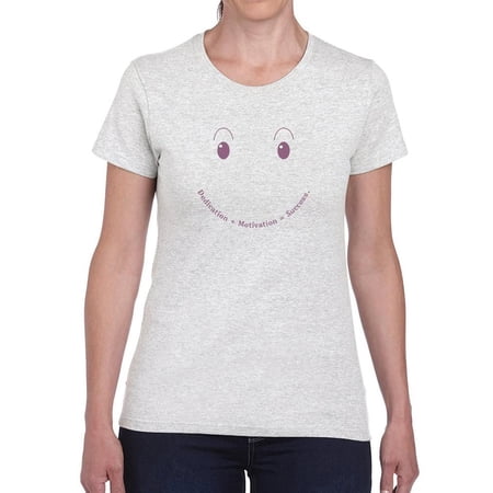 Dedication + Motivation T-Shirt Women -Image by Shutterstock Female Small