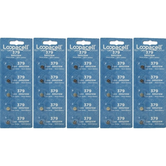 LOOPACELL 25 379 Watch Batteries SR521SW Battery Cell
