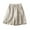 Beige, variant on Mlzmgr Cotton Linen Shorts for Women Summer Casual Elastic Waist Half Shorts Elastic Waist Ruffle Pants with Pockets