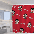 thumbnail image 2 of Cortina de ducha impermeable antimoho Wangwang para accesorios de baño, juego de cortinas, tela de baño, productos opacos y lavables para el hogar, 2 of 5