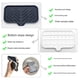 thumbnail image 3 of Self Draining Soap Bar Holder Silicone Kitchen Sink Soap Dish Tray Counter Organizer L Black, 3 of 5