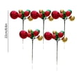 thumbnail image 3 of Christmas Decorations, Christmas Party Decorations, 5Pcs Artificial Leaves Branches, Christmas Ball, for Xmas Tree, Home, Party, Holiday Christmas Decorations, 3 of 5