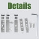 thumbnail image 4 of Herramienta para Quitar Grifos Rotos, Extractor de Tornillos Pelados, Herramienta para Extraer Tuberías Rotas, Juego de 2 Extractores de Tuberías, 4 of 5