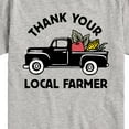 thumbnail image 3 of Instant Message - Thank Your Local Farmer - Toddler & Youth Short Sleeve Graphic T-Shirt, 3 of 6
