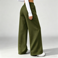 thumbnail image 5 of Akmaiox Wide Leg Sweatpants for Women, Plus Size Drawstring Waist Workout Joggers with Pockets, Casual Comfy Outdoor Hiking Pants, 5 of 7