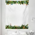 thumbnail image 1 of New Year Tapestry, Fir Tree Branches with Christmas Theme Candy Canes Baubles Winter Holiday, Fabric Wall Hanging Decor for Bedroom Living Room Dorm, 5 Sizes, Multicolor, by Ambesonne, 1 of 1