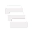 thumbnail image 1 of Avery Ultra Tabs, 3" x 1.5", 2-Side Writable, White, 24 Repositionable Filing Tabs (74776), 1 of 3