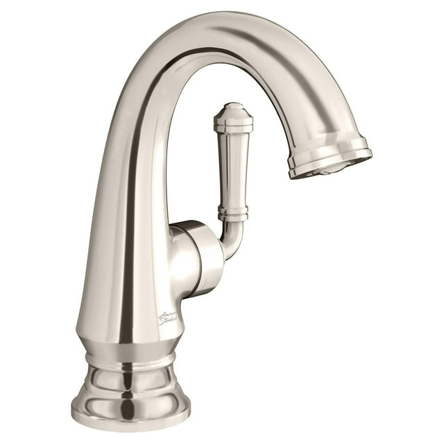 American Standard 7052121.013 Delancey grifo de baño monomando de un solo orificio, 1,2 GPM, níquel pulido