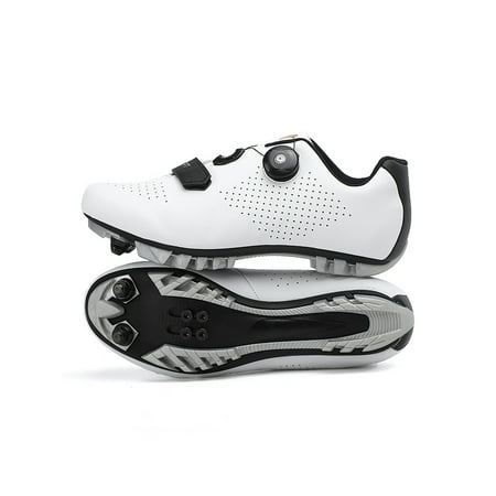 

Kesitin Unisex Bike Shoe Road Cycling Shoes Compatible Sneakers Comfort Breathable Bicycle Sneaker Indoor Outdoor Mountain White Mountain Cycling 8.5