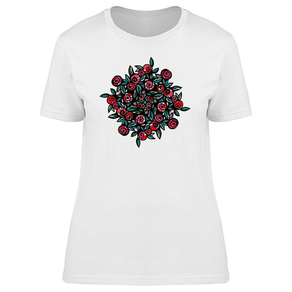 Bouquet Of Tattoo Roses Tee Women's -Image by Shutterstock