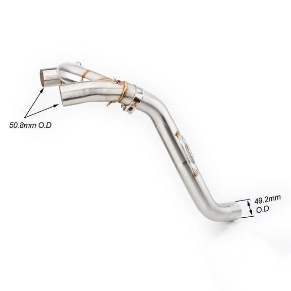For Honda VFR 800 2002 to 2013 VFR800 VTEC RC46 / ABS Escape Motorcycle Exhaust Muffler Link Pipe Slip-on