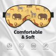 thumbnail image 3 of Naloa Cute Animals Print Sleep Mask for Sleeper, Light Blocking Sleeping Eye Mask for Women Men, Eye Shade with Adjustable Strap for Travel, Nap,Meditation, 3 of 7