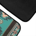 thumbnail image 5 of Renewold Front and Rear Car Floor Mats 4 Pieces Auto Carpet All Weather Protection Non-Slip Rubber Backing Universal Fit for Car Truck Sedan SUV, Southwest American Tribal Teal Pink, 5 of 7