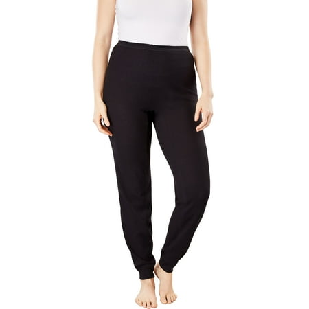 

Comfort Choice Women s Plus Size Thermal Lounge Pant Long Underwear Bottoms