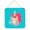 Blue, variant on Unicorn Pink Stripes Wall or Door Hanging Prints