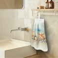 thumbnail image 3 of SEANATIVE Starfish Hanging Hand Towels for Bathroom Set of 3 Seaside Hand Drying Towels with Hanging Loop Fast Drying Hang Towel for Dining Room Laundry Room Decor, 3 of 7