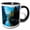 Black/White, variant on 3drose, Cooper Lake in Central Washington. Cascade Mountains Reflectingrs., 11oz Two-tone Black Mug