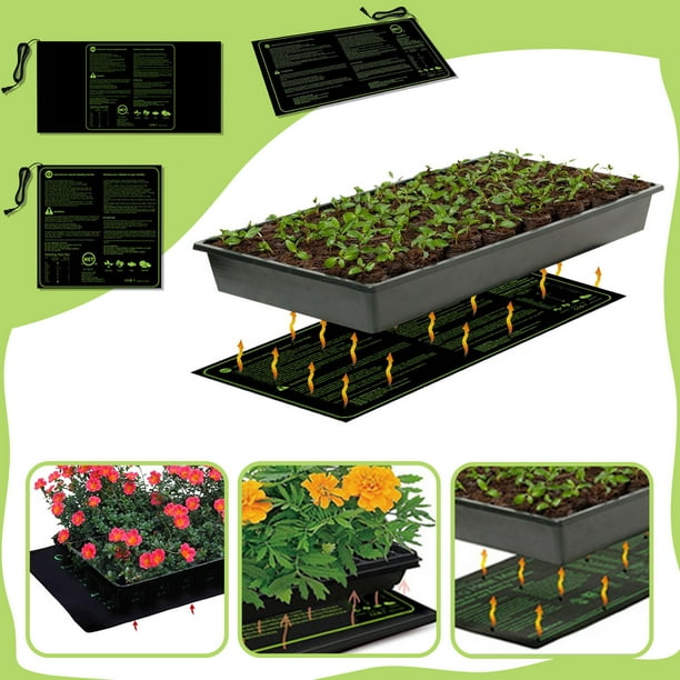 Ganfancp Almohadilla Térmica para Plantas Almohadilla Térmica para Germinación y Crecimiento de Semillas Ofertas Flash Liquidación 1X Almohadilla Térmica para Semillas