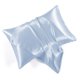 thumbnail image 1 of HommxJF Fundas de almohada de satén azul claro con cremallera (20 x 36), fundas de almohada tamaño king, juego de 2 fundas de almohada de seda azul claro para cabello y piel, 1 of 1