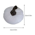 thumbnail image 2 of TUTUnaumb Halloween Velvet Pumpkins Decor Super Soft Stuffed With Exquisite Craftsmanship for Fall Halloween Thanksgiving Decoration 15x15cm Spooky Halloween Party Supplies Decor-White, 2 of 6