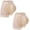 2 Beige, variant on Womens Fake Buttock Briefs Butt Lifter Padded Control Panties Hip Enhancer Underwear Shapewear Boyshort