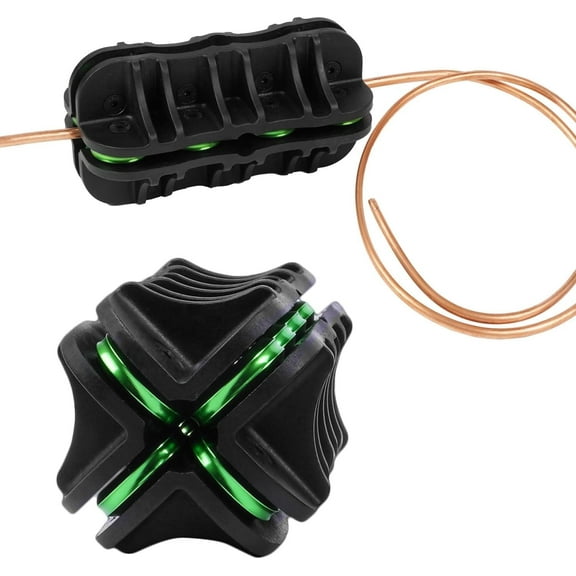 DUOYI Handheld Tubing Straightener, 3/16 inch O.D. Automotive Tube Straightening Tool for Brake Line Fuel Line Copper/Aluminum/Steel Coils