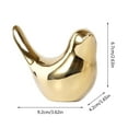 thumbnail image 2 of A Decoration Clearance! Creative Golden Ceramic Bird Ornaments Modern Minimalist Living Room Home Table Decorations Desktop Ornament, 2 of 3