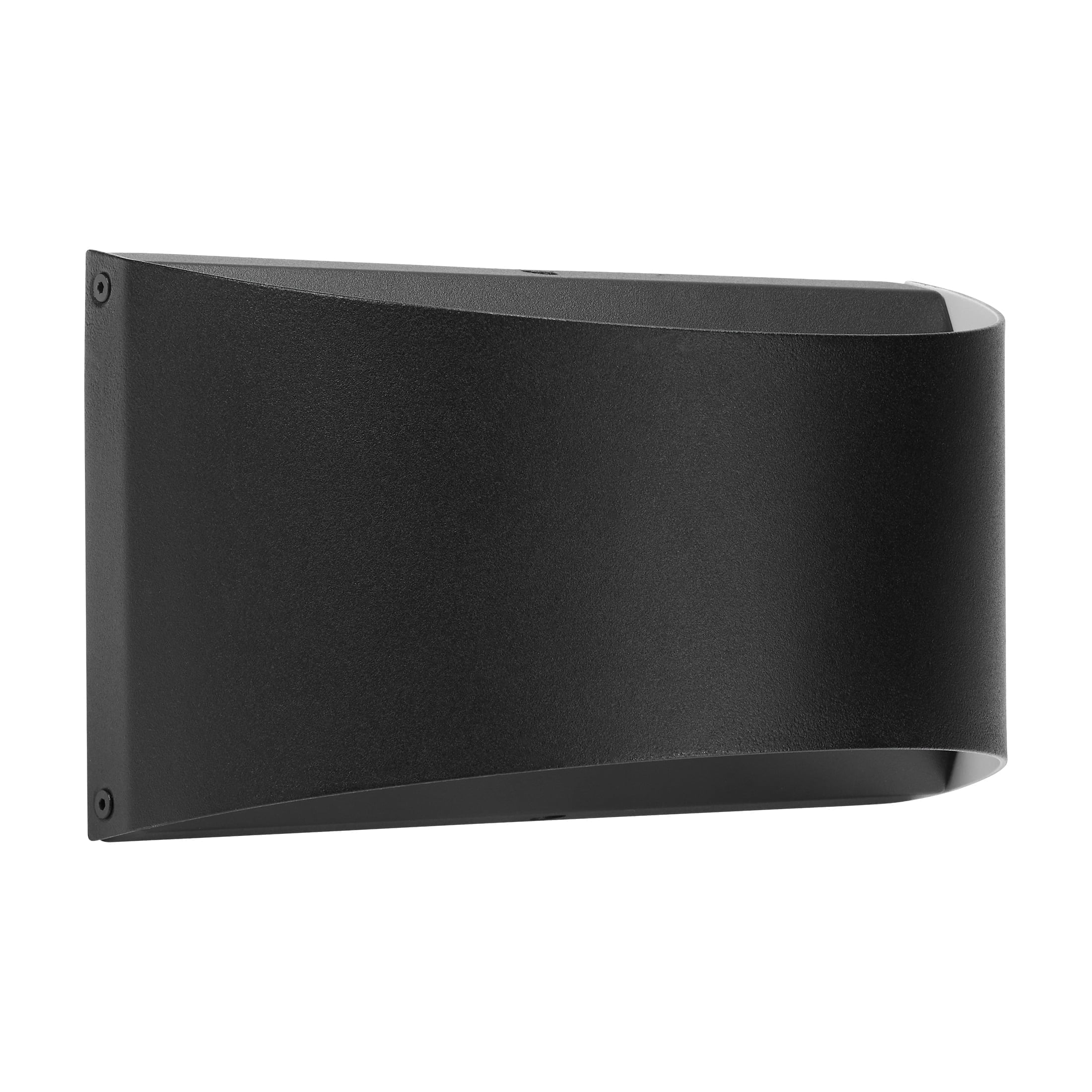 Maxxima LED Up/Down Outdoor Wall Light, Modern Dimmable Sconce, 12 Watts, 700 Lumens, 5 CCT 2700K-5000K, Black