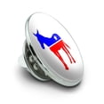 thumbnail image 2 of Democrat Donkey Liberal America Political Party Metal 0.75" Lapel Hat Pin Tie Tack Pinback, 2 of 4