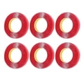 thumbnail image 1 of Cinta, Acrílico Versátil, 6 Rollos, Cinta De Montaje De Doble Cara Extraíble, Resistente A La Intemperie Para Libros De Texto, Carteles Para Materiales Compuestos De Acero, 1 of 7
