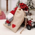 thumbnail image 4 of XZNGL Christmas Decorations Cartoon Drawstring Faceless Doll Candy Bag Forest Man Candy Bag, 4 of 4