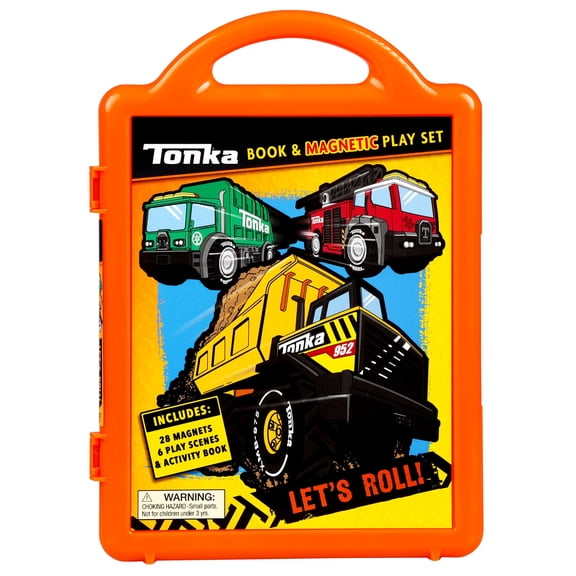 Tonka: Magnetic Play Set: Let's Roll! (Hardcover)