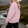 thumbnail image 3 of Women's Windbreaker Jackets without Hood Full Zip Stand Lapel Collar Windproof Waterproof Nylon Fall Coat (XL, Pink), 3 of 8