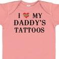 thumbnail image 4 of Inktastic I Love My Daddy's Tattoos Boys or Girls Baby Bodysuit, 4 of 5