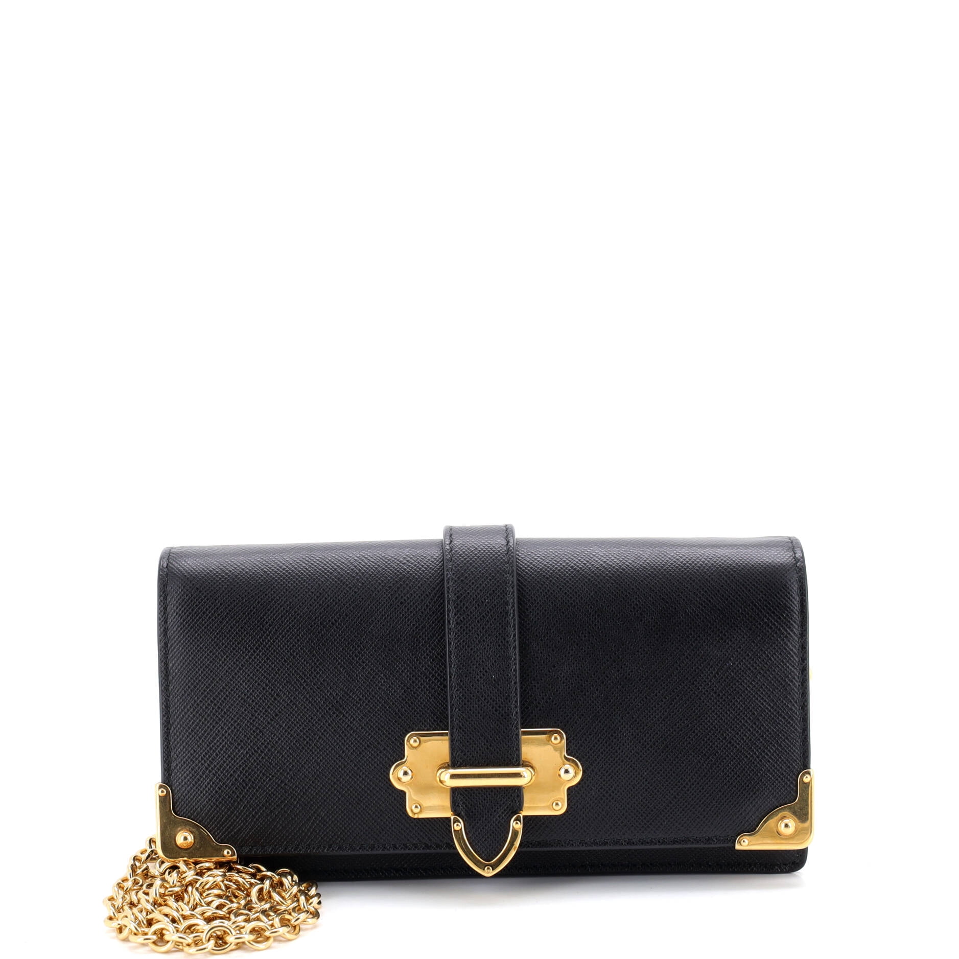 Pre-Owned Prada Prada Cahier Crossbody Bag Saffiano Leather Mini By Rebag