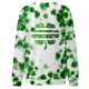 thumbnail image 4 of Xuyuer St. Patrick's Day Sweatshirts for Women Shamrock Shirt Clover Printed Irish Gift Casual Loose Long Sleeve Fit Tops, 4 of 5
