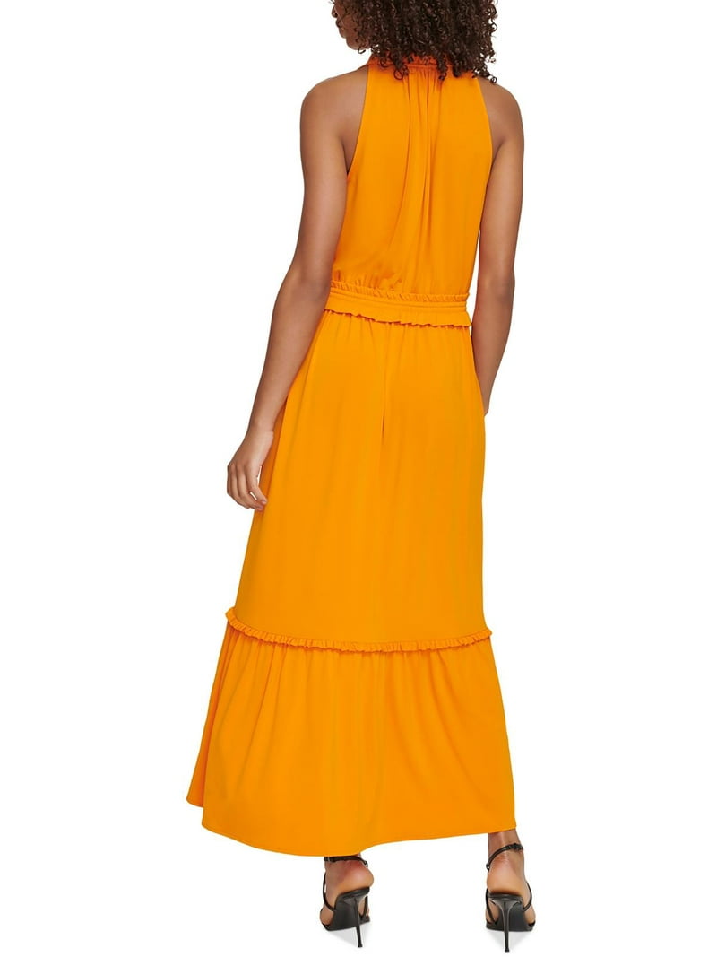 Karl Lagerfeld Paris Womens Tiered Long Maxi Dress Karl Lagerfeld Paris Womens Tiered Long Maxi Dress