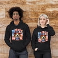 thumbnail image 4 of Patriotic Beagle Celebrates 4th of July Hoodie Unisex Merch Hoodies Beagles Dog Lover Gifts Idea - 02009, 4 of 6