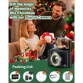 thumbnail image 4 of W&O Q5 4K Digital Camera, 180° Flip Screen Point and Shoot Camera with Ring Light, SD Card, Black, 4 of 9